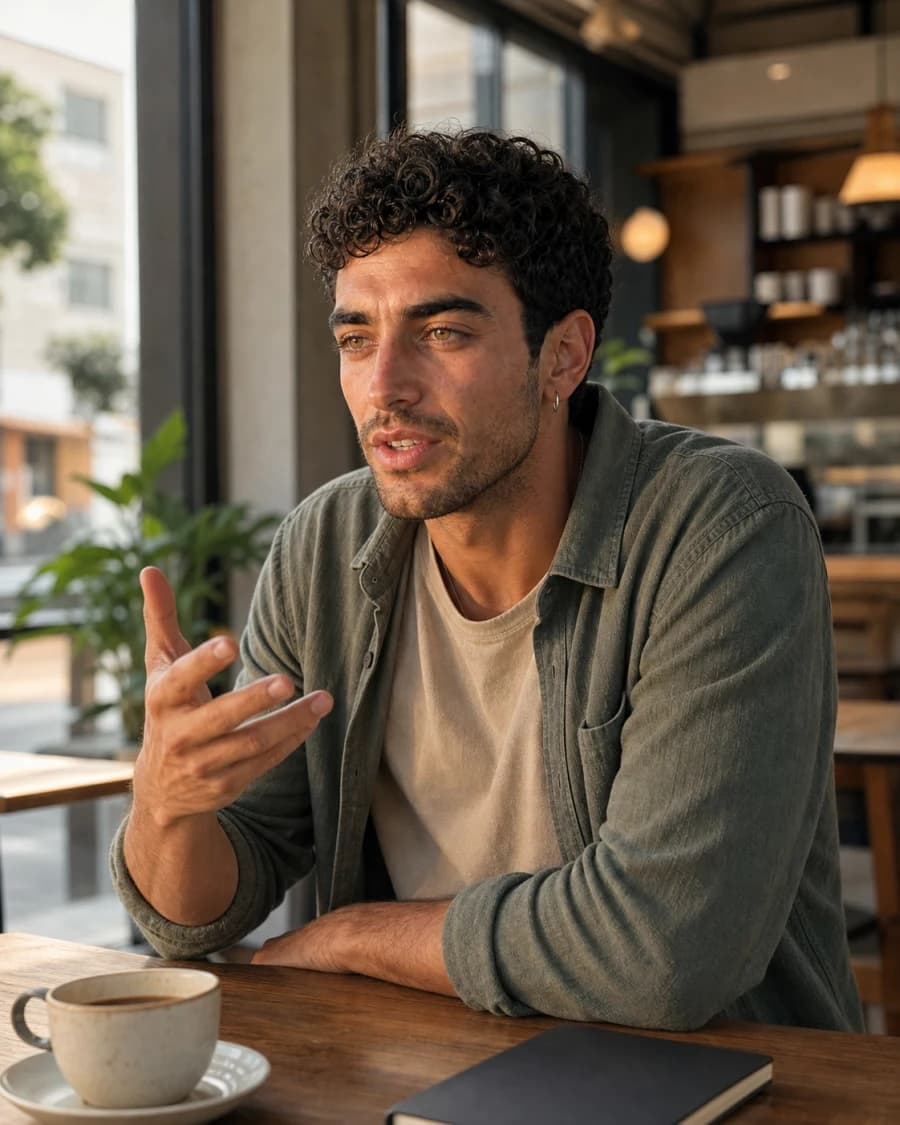 Lifestyle campaign featuring Male creator